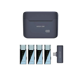 ست میکروفن بی سیم ۴ کاربره گرین لاین مدل 4IN1 TYPE-C